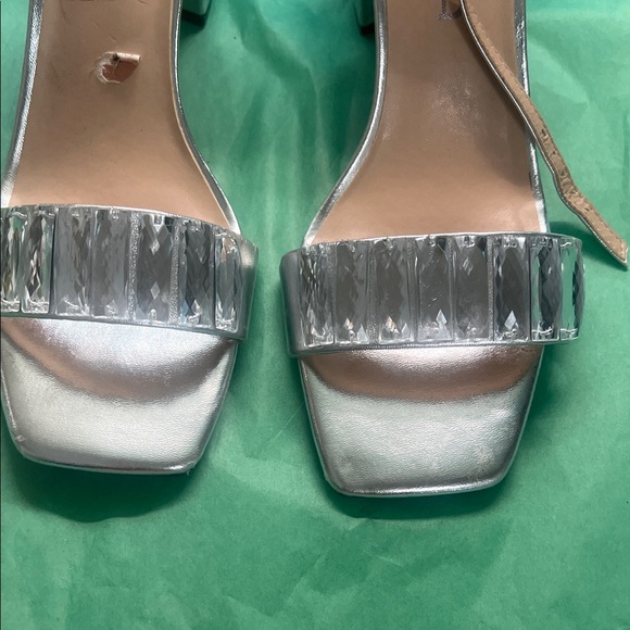 Unisa Metallic Silver Heels - Picture 2 of 4